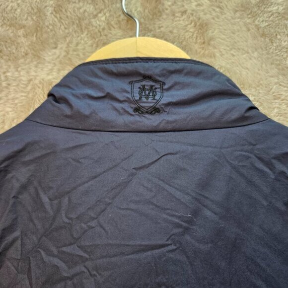 Massimo Dutti Jacket Lightweight Snap Buttons Blue Pockets Long Sleeve Mens Sz L - Picture 7 of 12